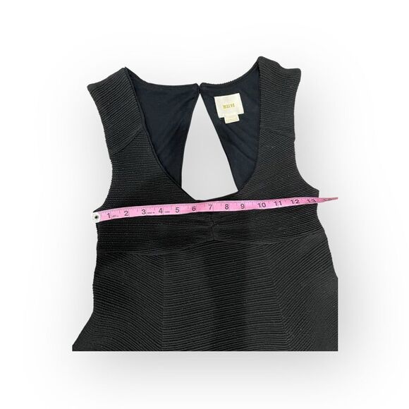 Anthropologie Fairchild Stretchy Maeve Dress in Black Size XXS - Picture 7 of 10